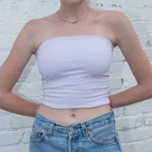rare brandy melville jenny lavender tube top